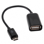 Преходник OTG - Micro USB към женски USB, с кабел